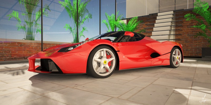 LaFerrari LaFerrari в 3d max vray зображення