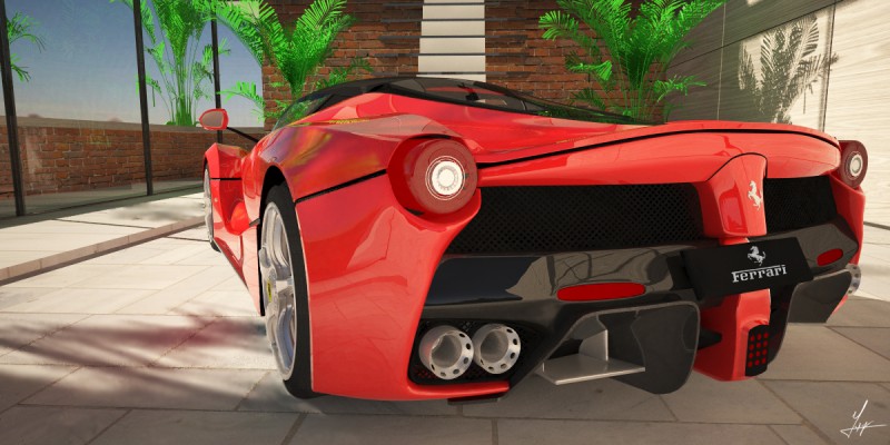 LaFerrari LaFerrari в 3d max vray зображення
