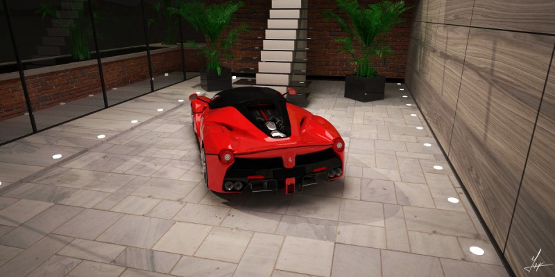 LaFerrari LaFerrari в 3d max vray зображення