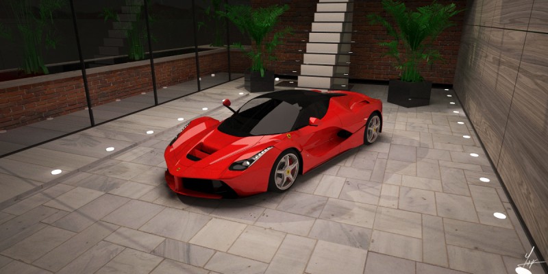 LaFerrari LaFerrari в 3d max vray зображення