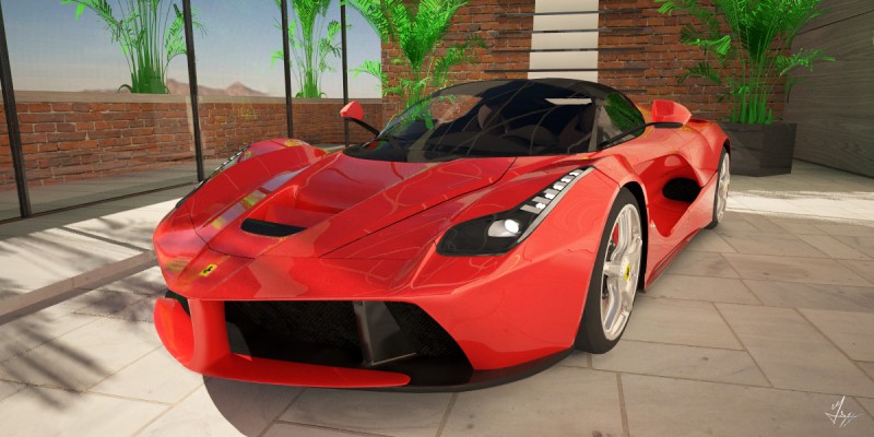 LaFerrari LaFerrari в 3d max vray зображення