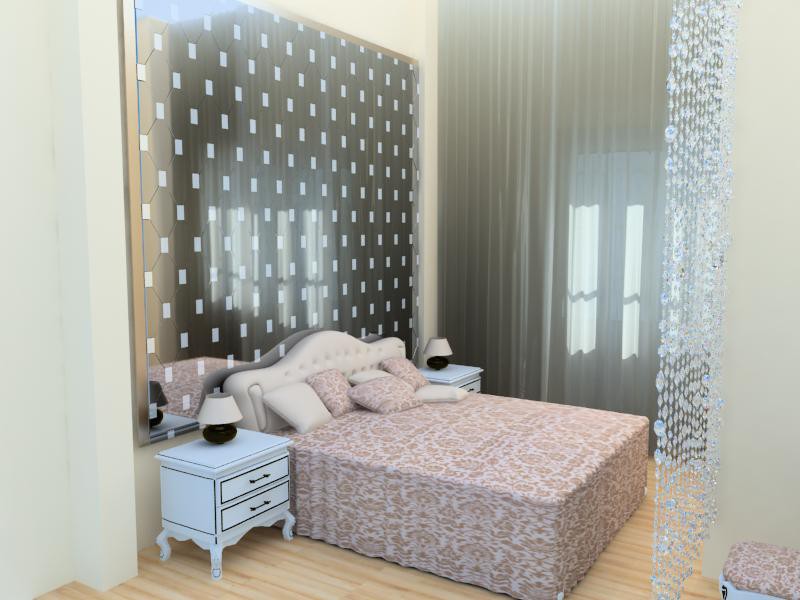 Спальня Спальня в 3d max vray зображення