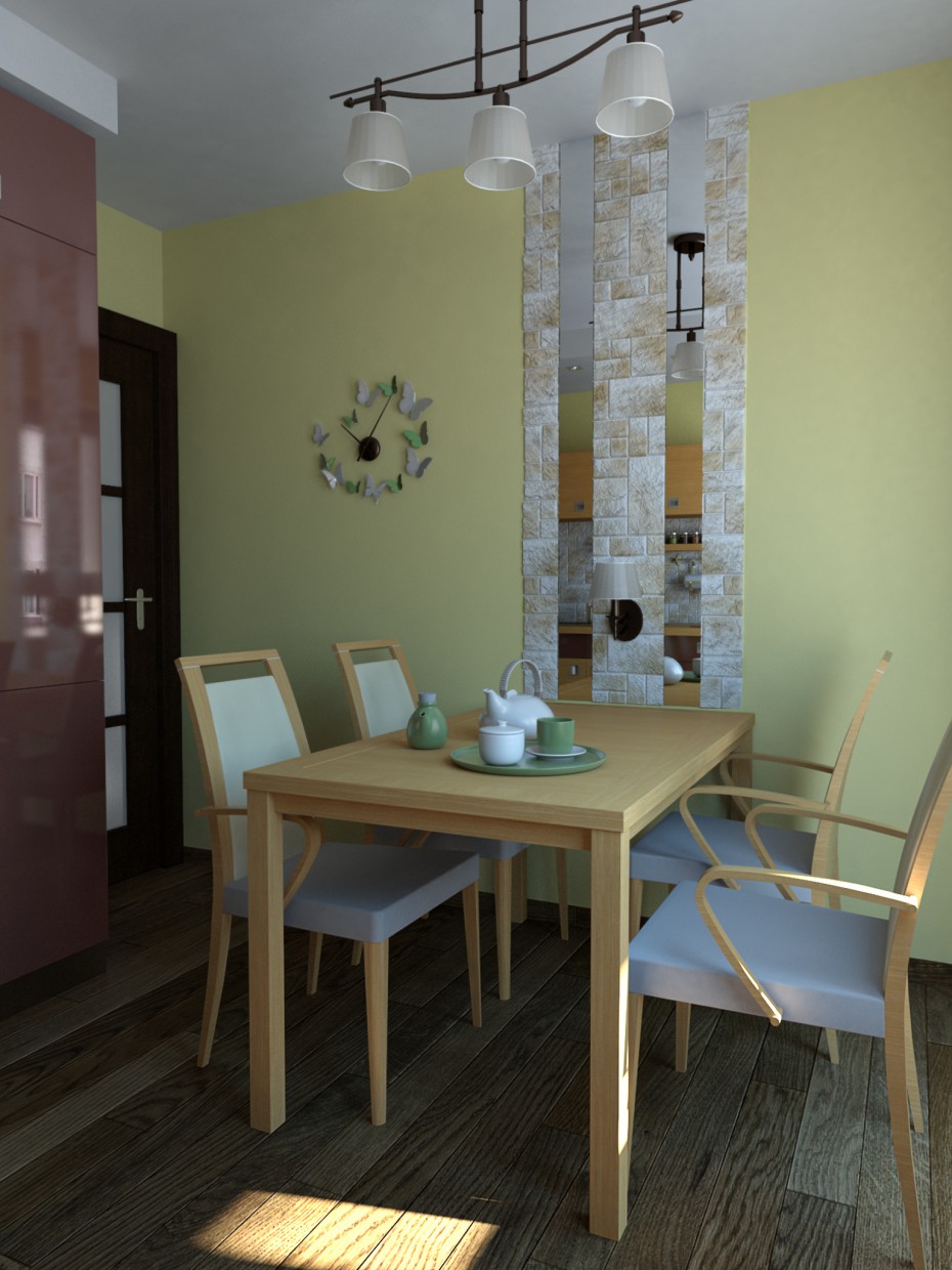 Утренний чай Утренний чай в 3d max vray изображение