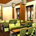 Spring time cafe in 3d max vray image