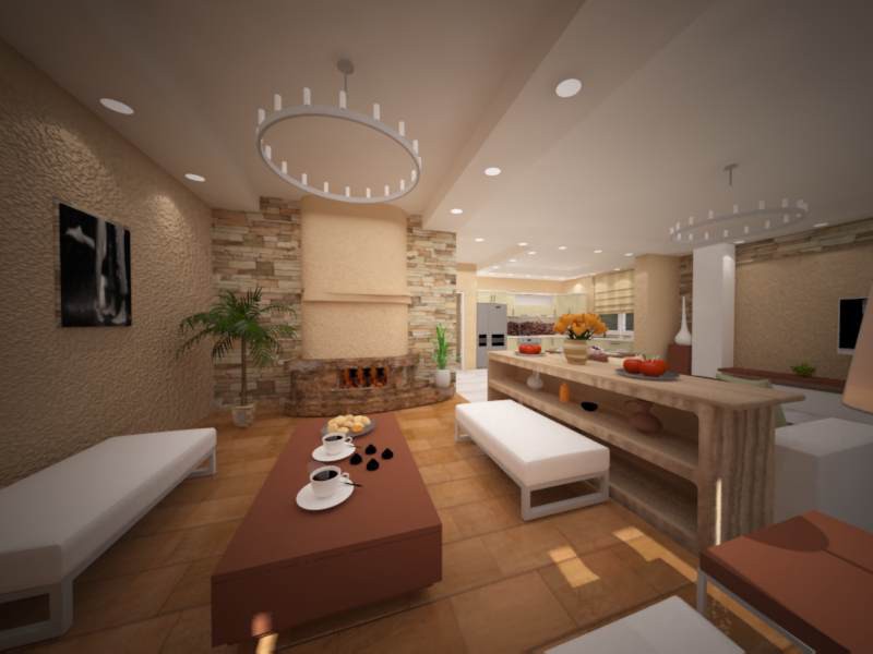 casa de campo imagen de casa de campo en 3d max vray