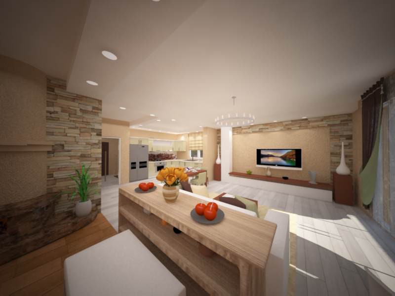 casa de campo imagen de casa de campo en 3d max vray