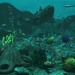 mundo subaquático em 3d max corona render imagem