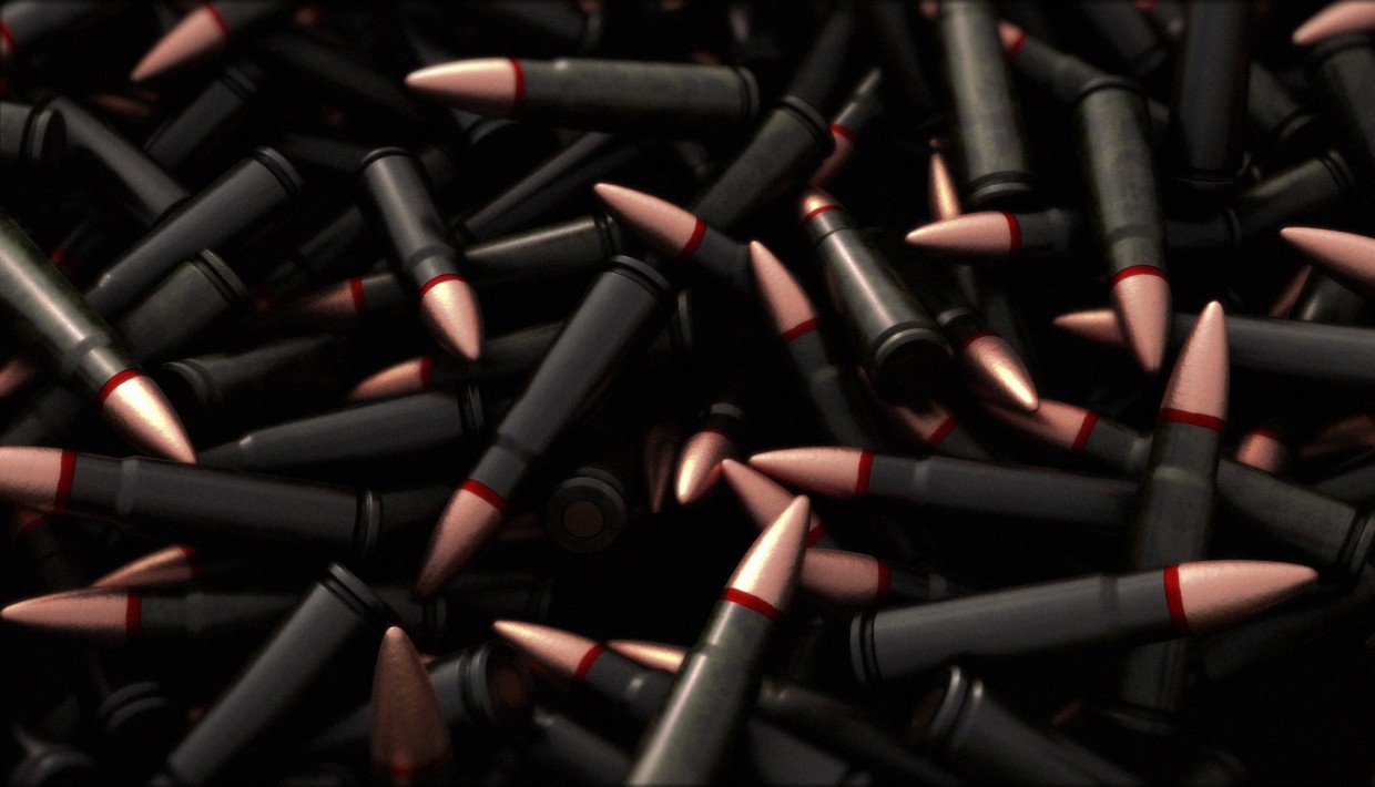 Munitions de AK47 dans Cinema 4d vray 2.5 image