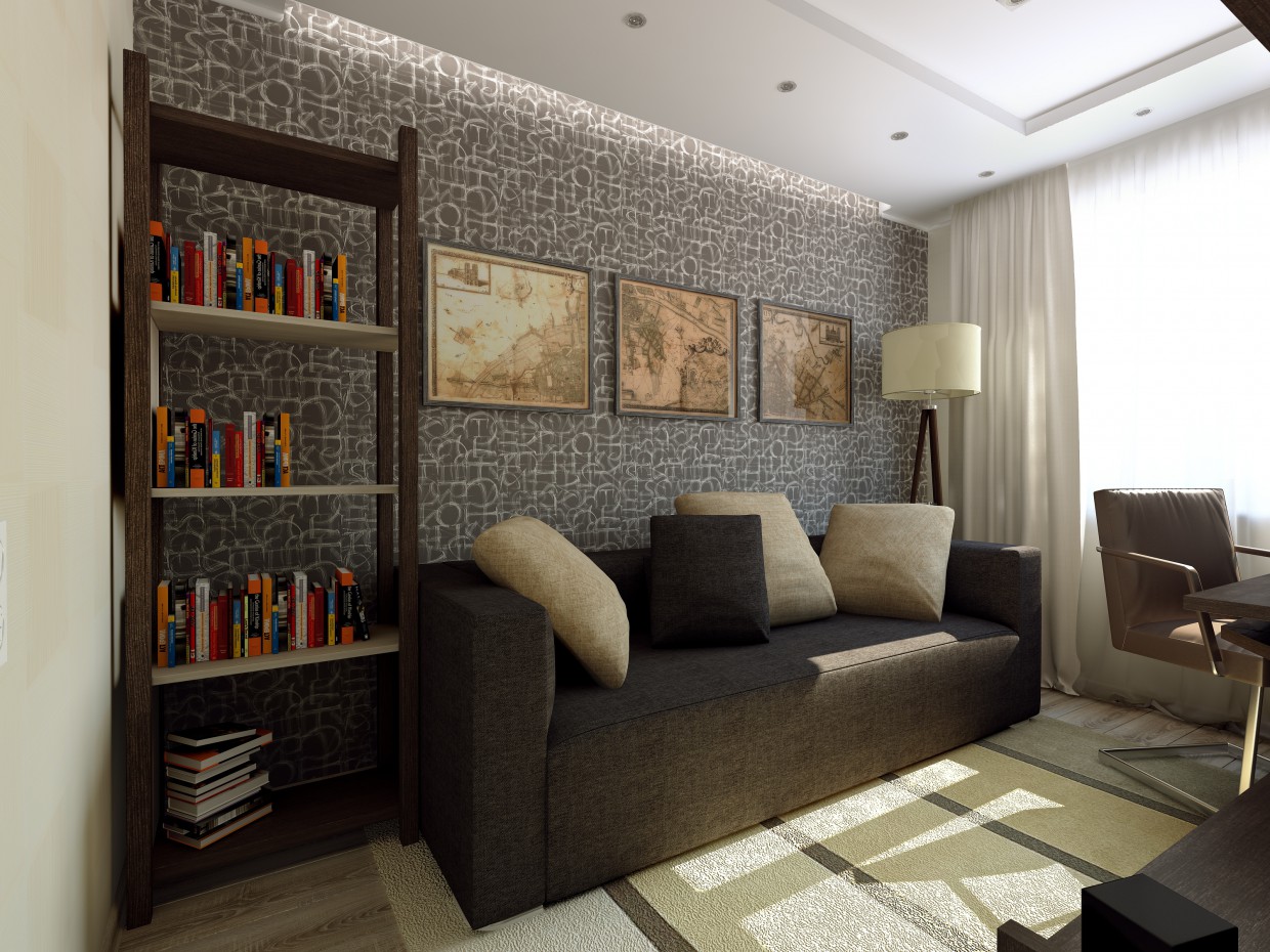 Кімната Кімната в 3d max vray зображення