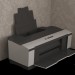 Printer in 3d max vray image