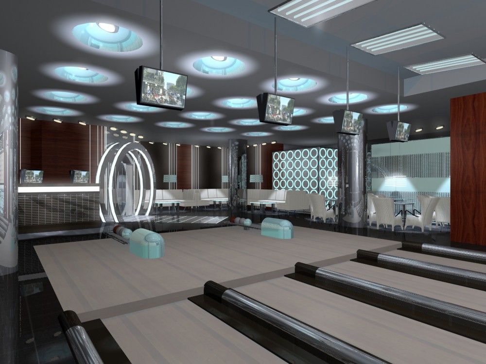 Боулінг Боулінг в 3d max mental ray зображення