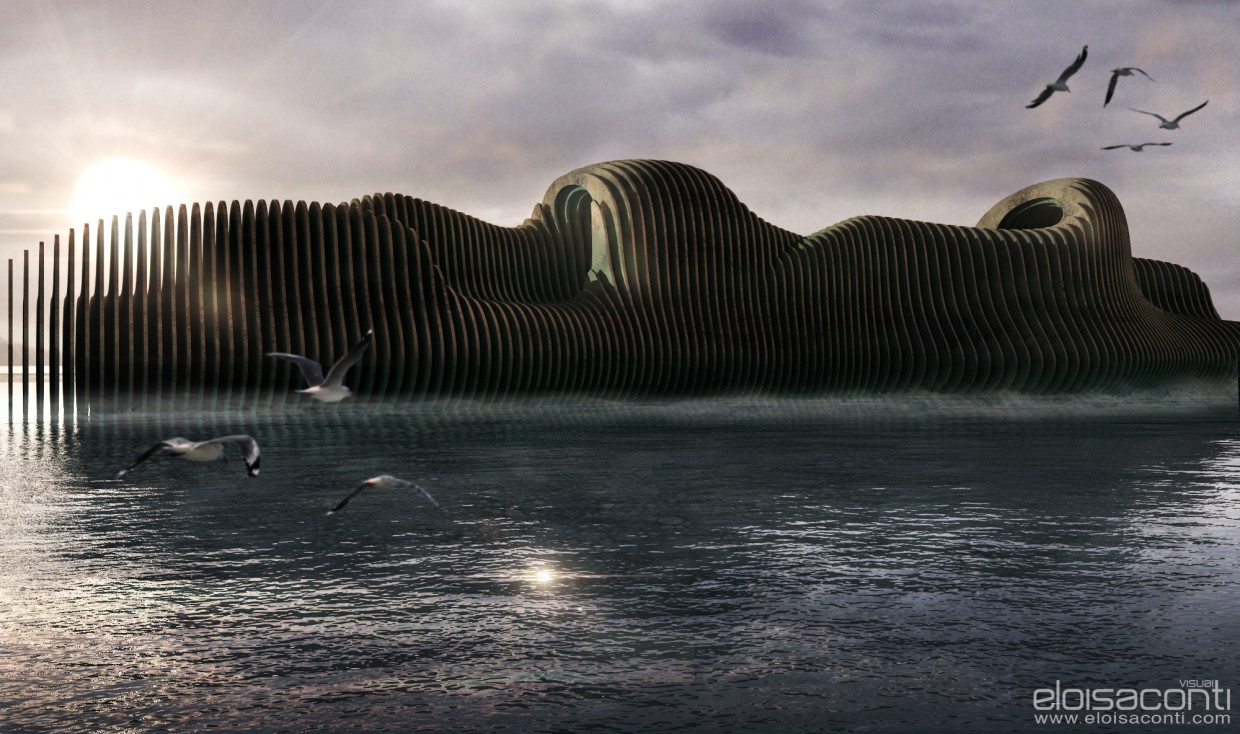 Parametric bench... isn't it? Parametric bench... isn't it? in Cinema 4d vray image