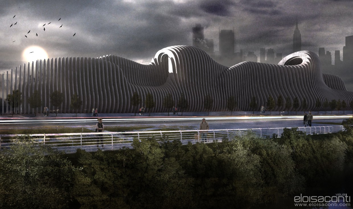 Parametric bench... isn't it? Parametric bench... isn't it? in Cinema 4d vray image