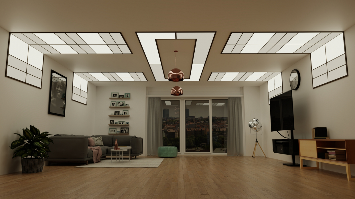 tavan in Blender cycles render resim