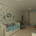 Uma seleção de móveis para o quarto para dois meninos em 3d max vray imagem