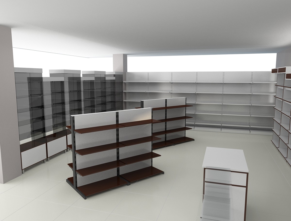 Parfumes store (draft) Parfumes store (draft) in 3d max vray image