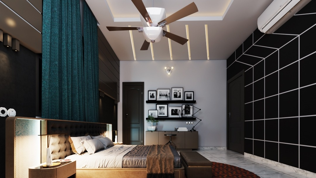 Master Bedroom in 3d max vray 3.0 image