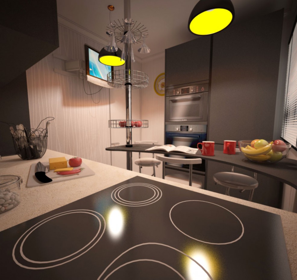 кухня кухня в 3d max vray зображення