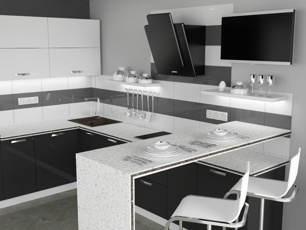 Kitchen Kitchen in 3d max vray image