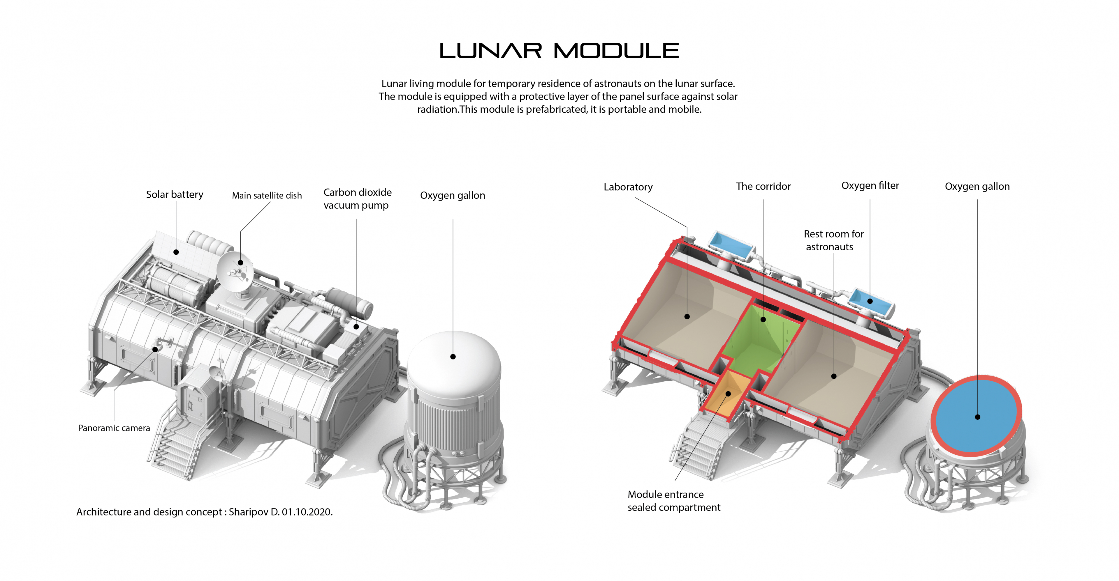 Lunar module Lunar module in 3d max vray 1.5 image