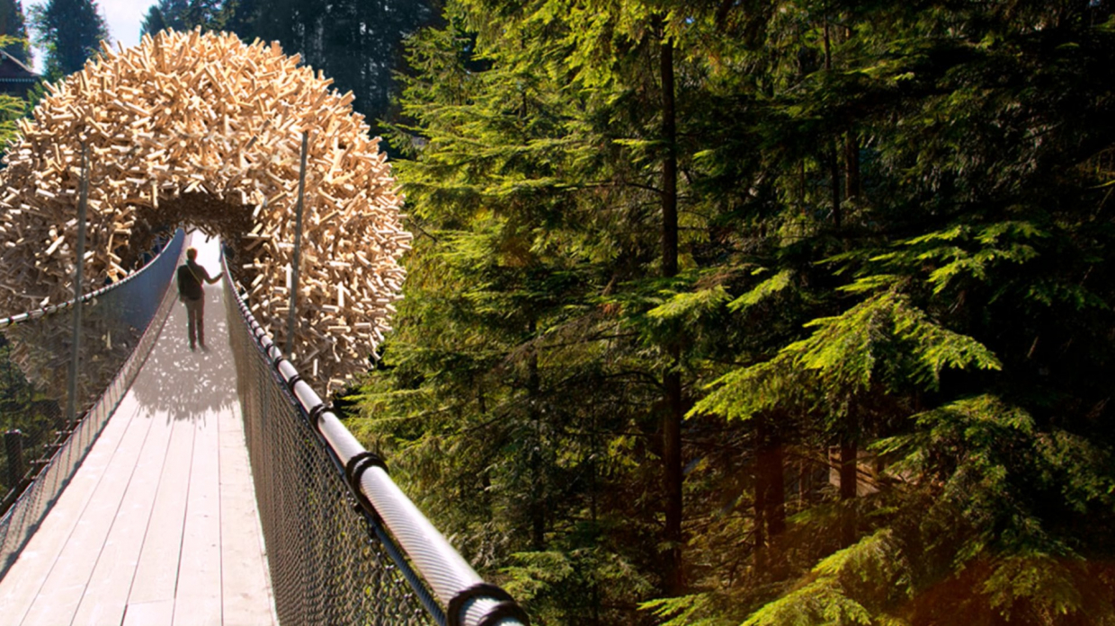 Nest für Menschen Nest für Menschen in 3d max corona render Bild