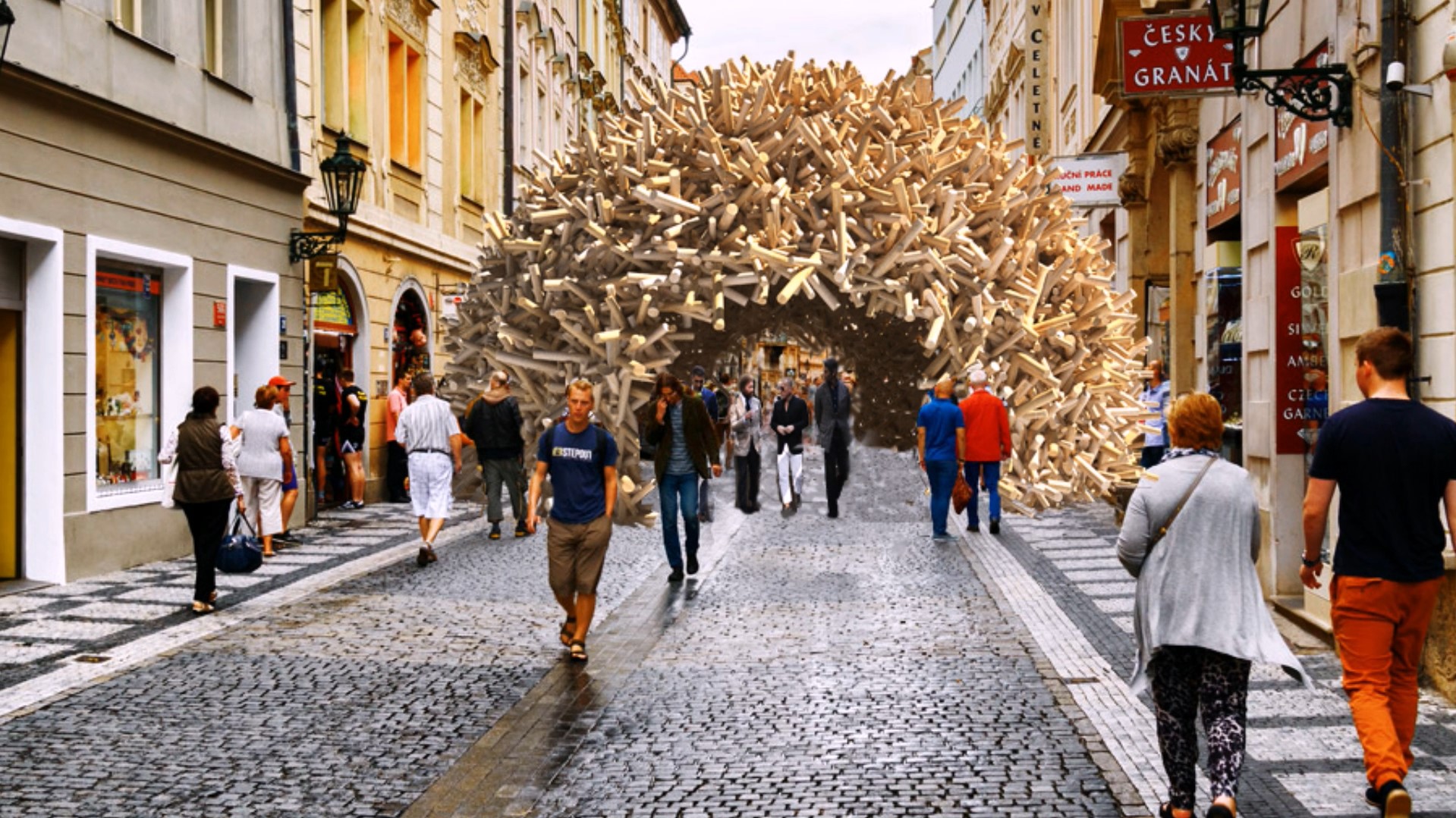 Nest für Menschen in 3d max corona render Bild