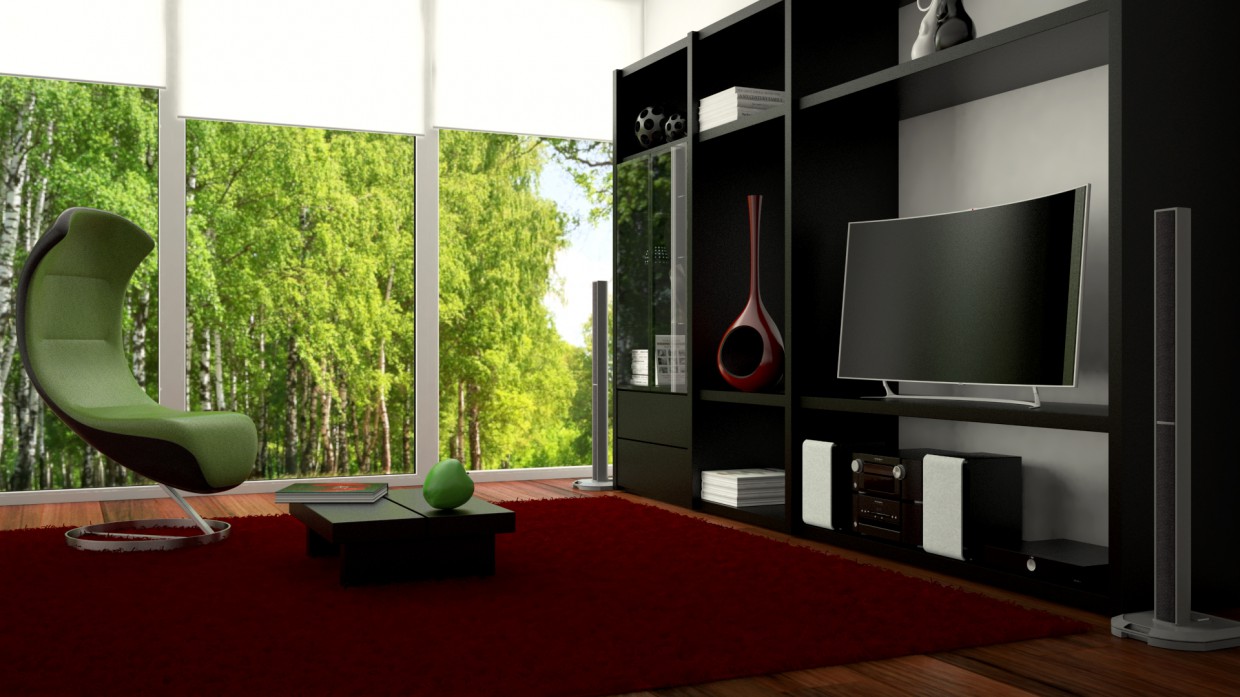 Room in Maya vray image