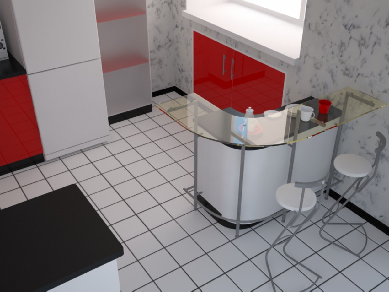 Кухня Кухня в 3d max vray зображення