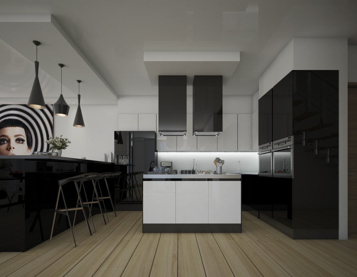 Интерьер гостиной Интерьер гостиной в 3d max vray изображение