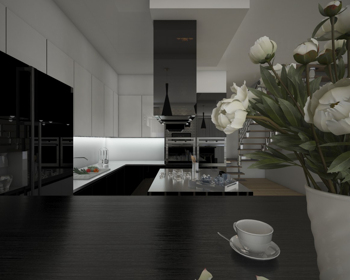 Интерьер гостиной Интерьер гостиной в 3d max vray изображение