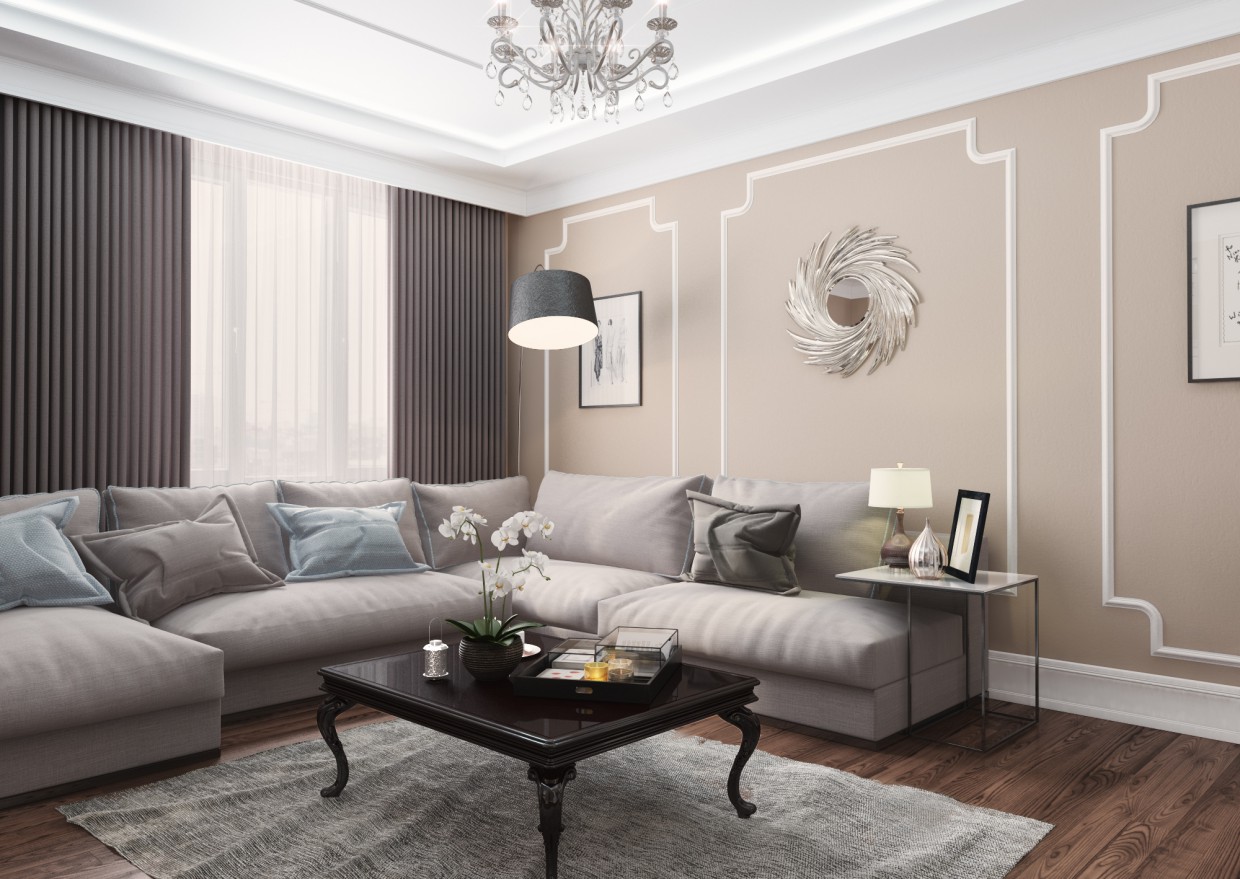 Cocina y living comedor imagen de Cocina y living comedor en 3d max vray