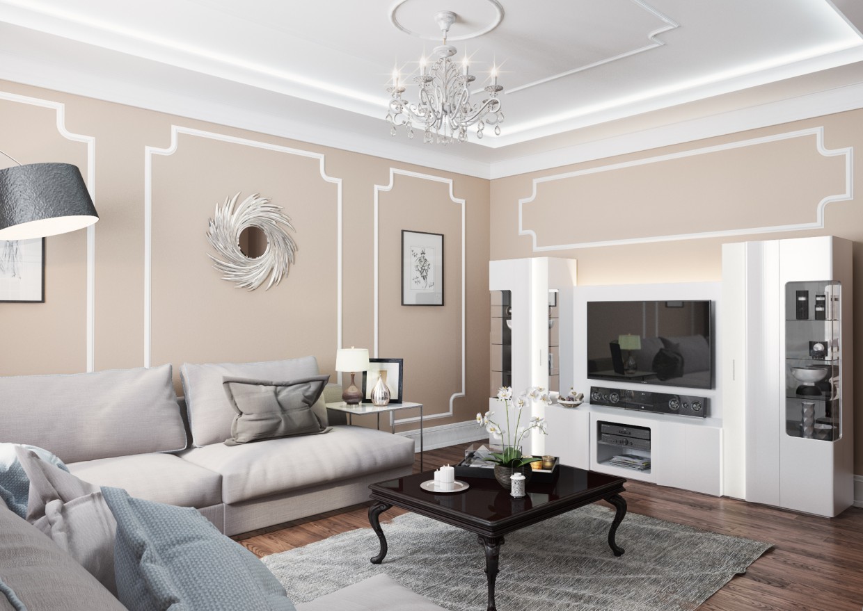 Cocina y living comedor imagen de Cocina y living comedor en 3d max vray
