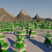 Low Poly - Snow Forest in Cinema 4d Other image