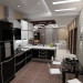 Kitchen hallway in 3d max vray image