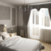 Bedroom with dressing room Bedroom with dressing room in 3d max vray 3.0 image
