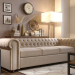 Chesterfield sofa in 3d max corona render image
