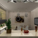 Kitchen and dining room for a young family in 3d max vray image