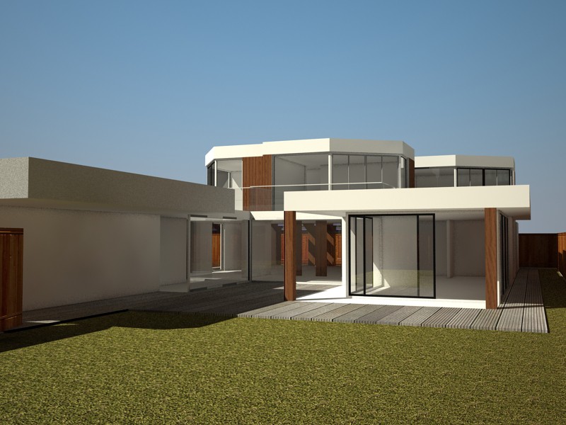 Sahil evi in 3d max vray 2.0 resim