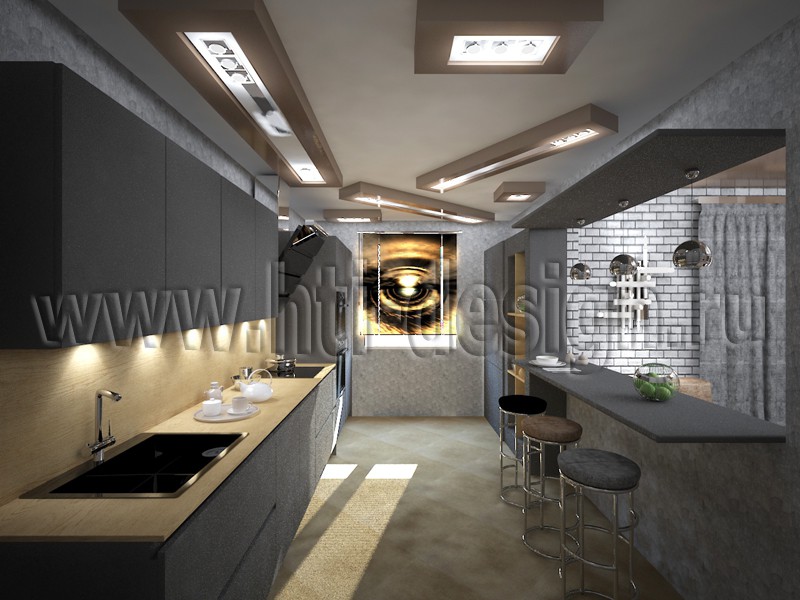 Neobrutalizm style interior Neobrutalizm style interior in 3d max vray image