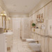 Ванна кімната 2 в 3d max corona render зображення