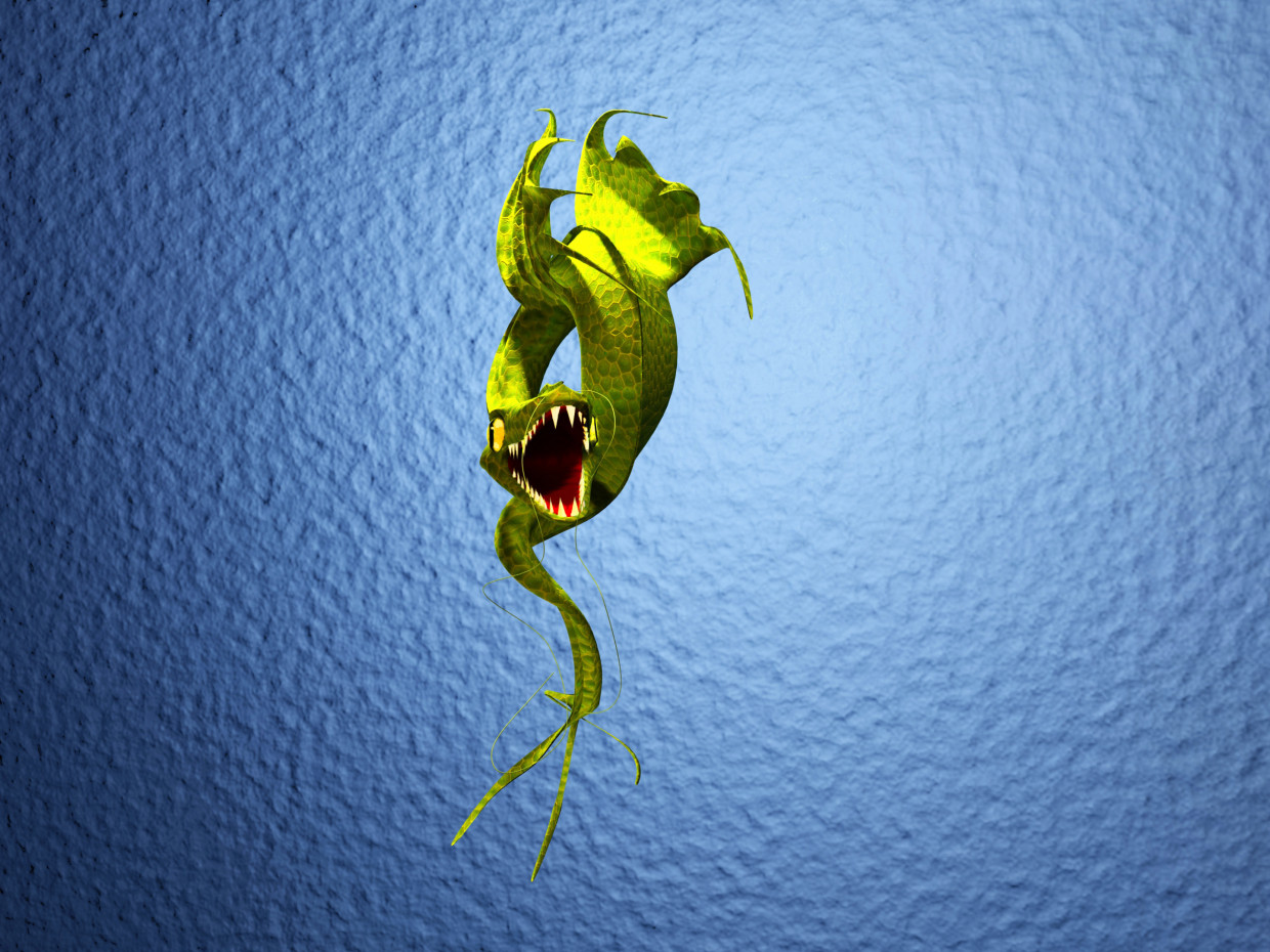 Snakes in 3d max vray 3.0 image