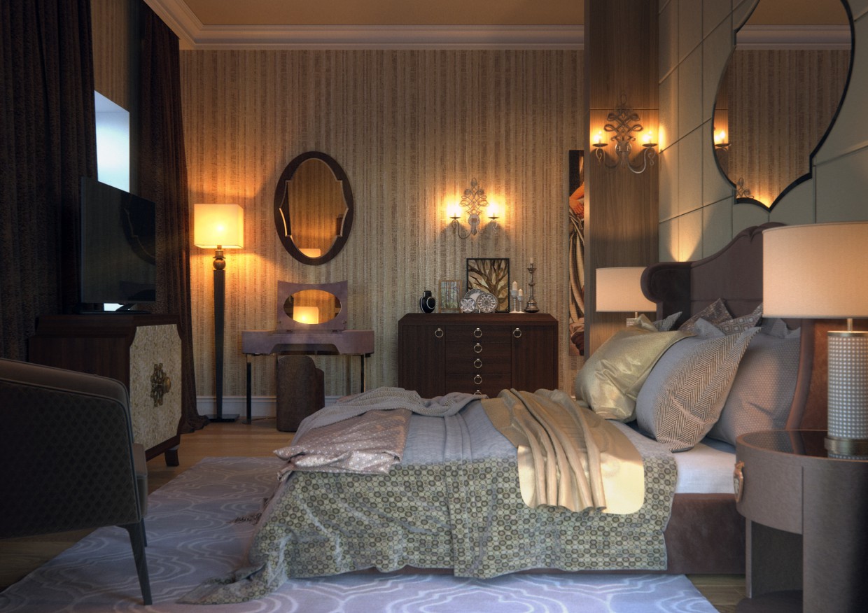 Dormitorio imagen de Dormitorio en 3d max corona render