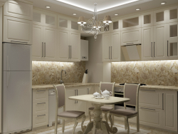 The kitchen in classical style