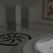 Salle de bains avec Jacuzzi dans 3d max vray image