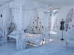 snow-white interior