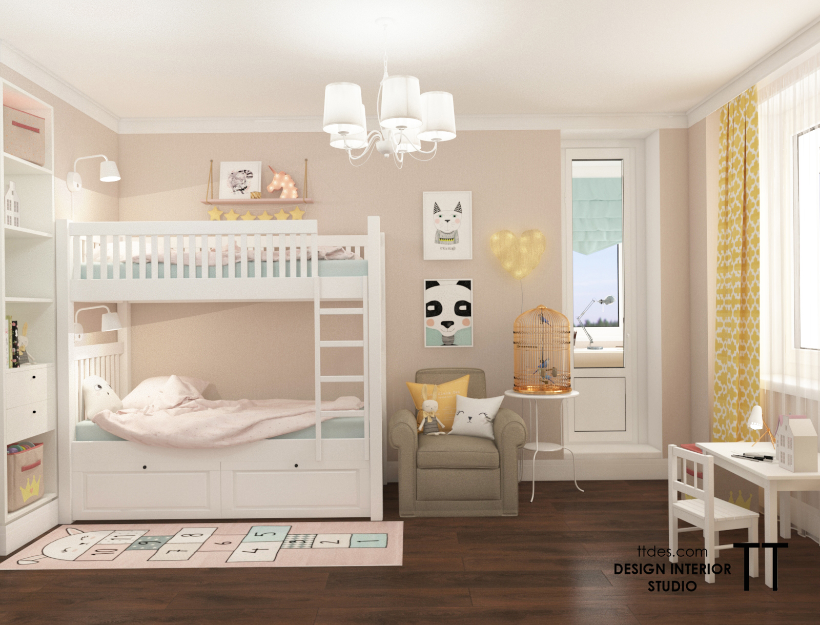 I bambini a Mosca in 3d max vray 2.5 immagine