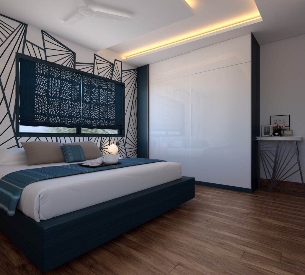 Modern Master Bedroom Modern Master Bedroom in 3d max vray 3.0 image