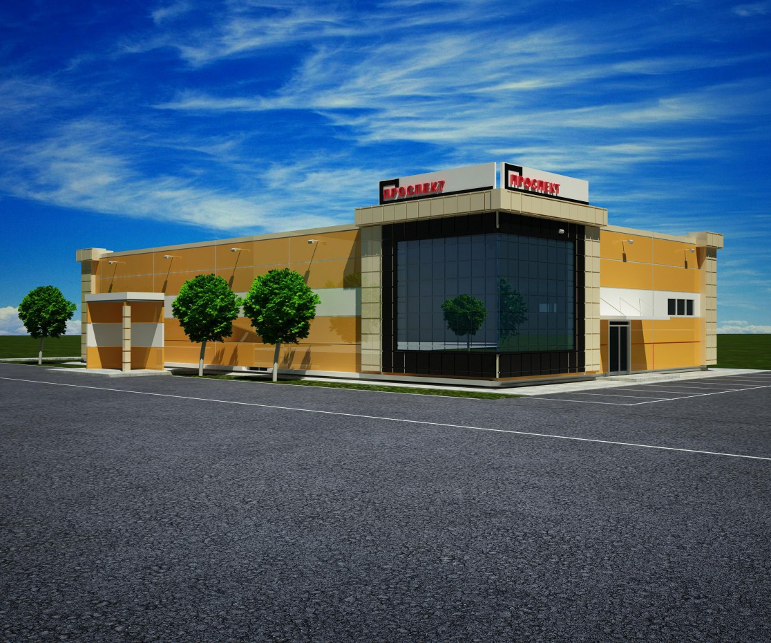 Tienda imagen de Tienda en 3d max vray
