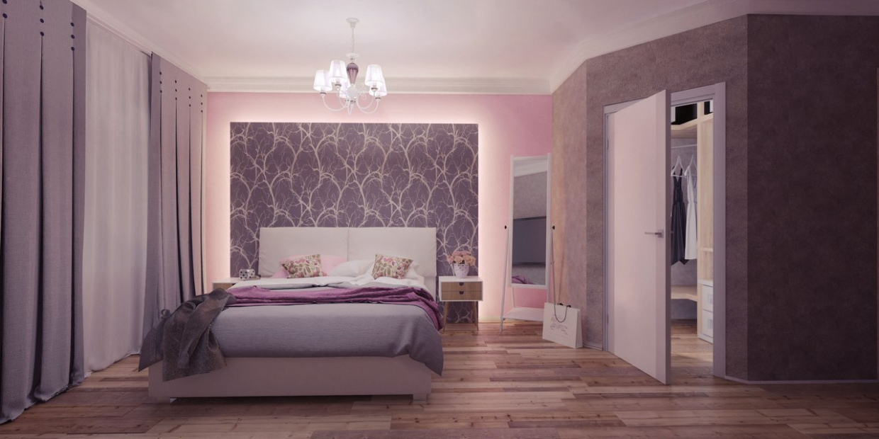 Chambre à coucher dans 3d max vray 3.0 image