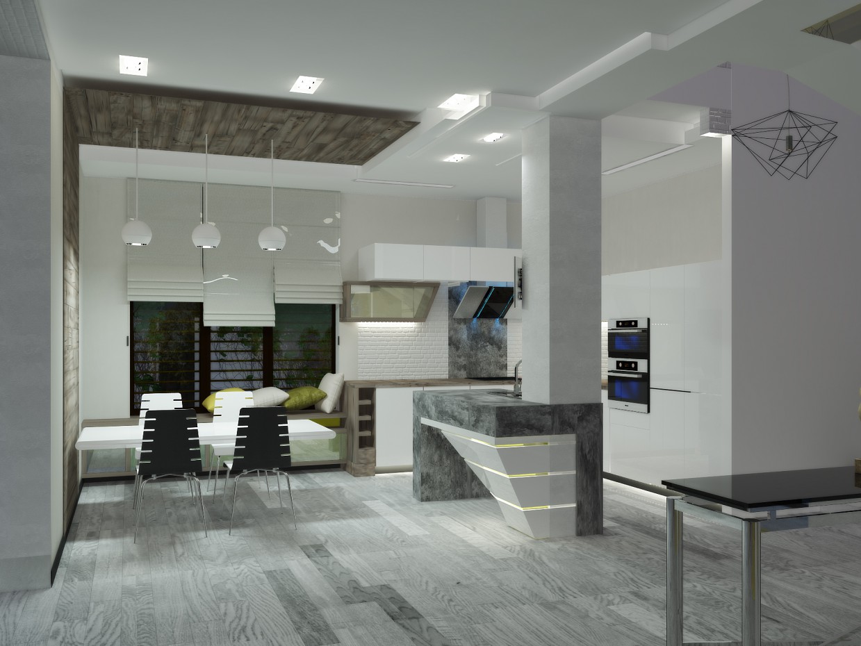 nueva sala de estar + cocina comedor imagen de nueva sala de estar + cocina comedor en 3d max vray